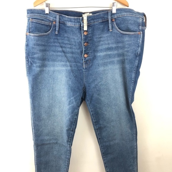 Madewell 10" High-Rise Plus Skinny Jeans 24 37 - Picture 5 of 12